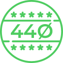 Diametru 44mm - Green Print