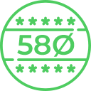 Diametru 58mm - Green Print