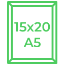 15cm x 20cm - A5