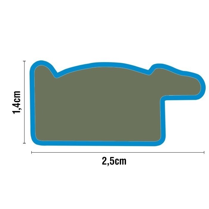 Rama foto Alicante albastru+argintiu 13x18 FP0171318 - Green Print