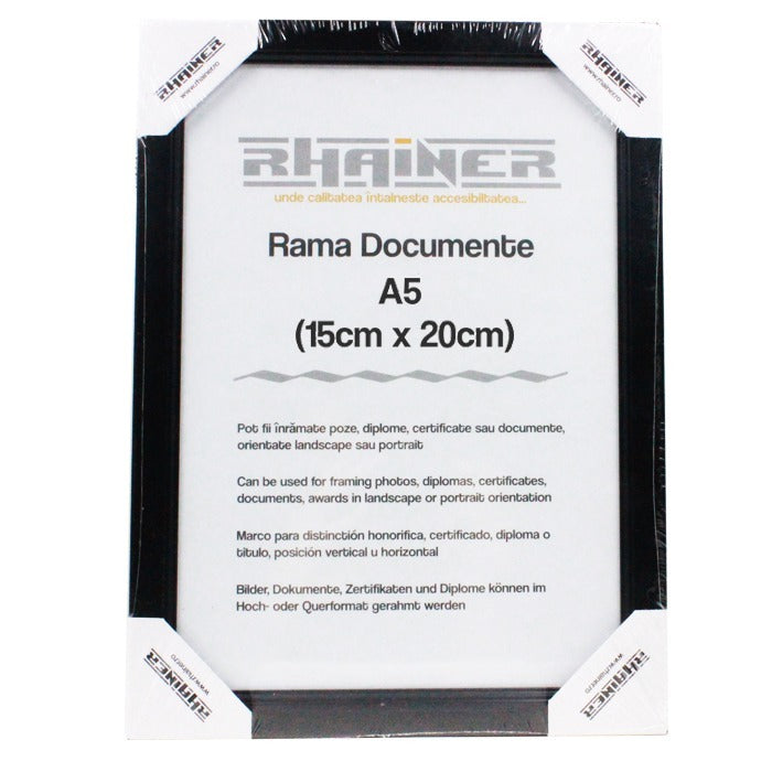 Rama foto Madrid negru A5 FMAA5 - Green Print