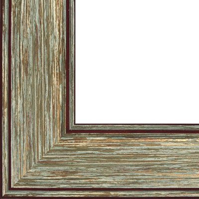 Rama foto Malaga verde+visiniu 13x18