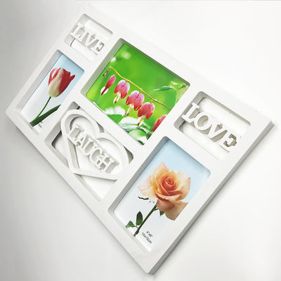 Rama foto colaj Live Laugh Love 3 poze