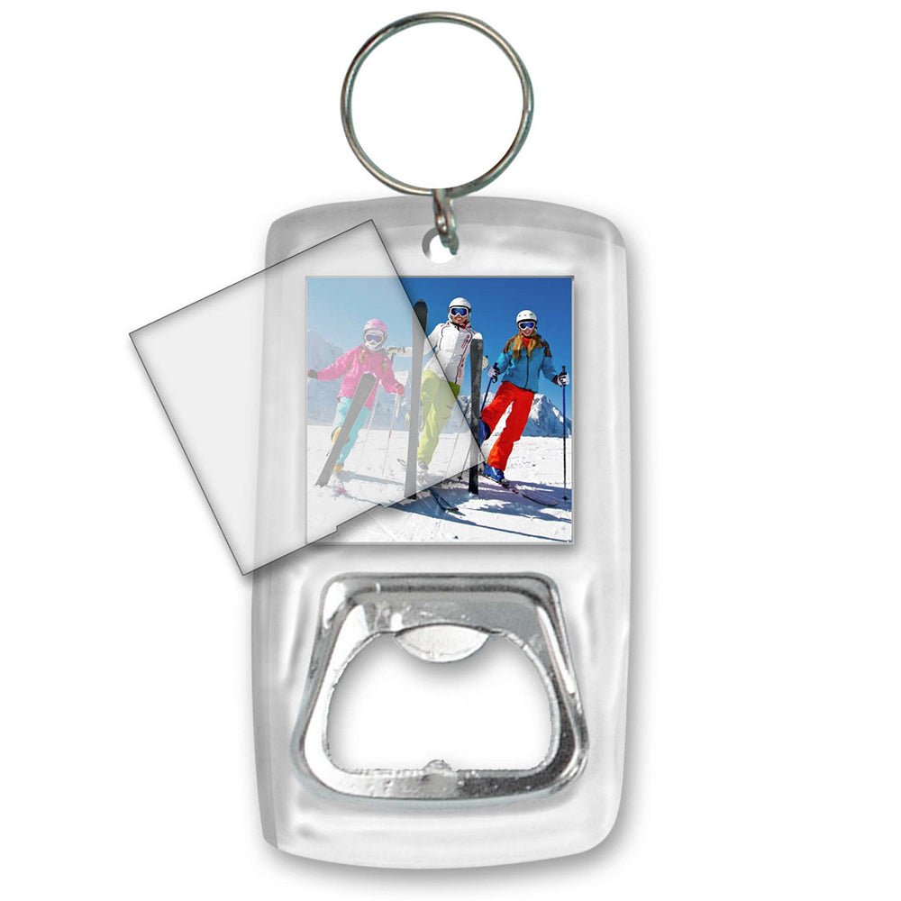 Breloc plastic insertie foto desfacator - set 50 buc BR55 - Green Print