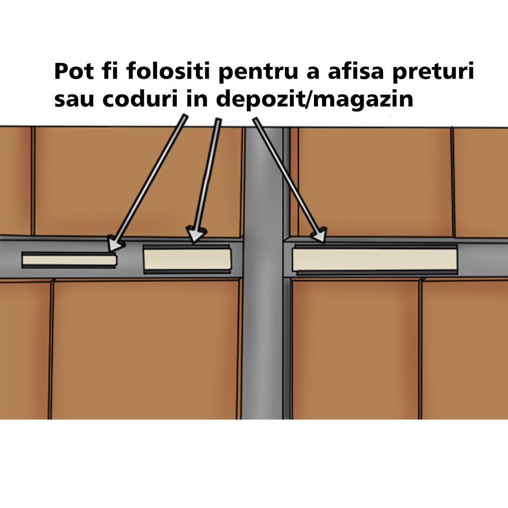Banda magnetica groasa cu adeziv 15m x 1,5cm BM315x1.5 - Green Print
