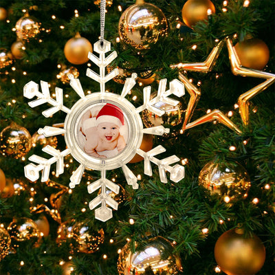 Glob insertie foto fulg pentru brad