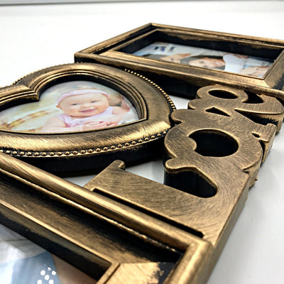 Rama foto colaj Wenge Love 3 poze FF17 - Green Print