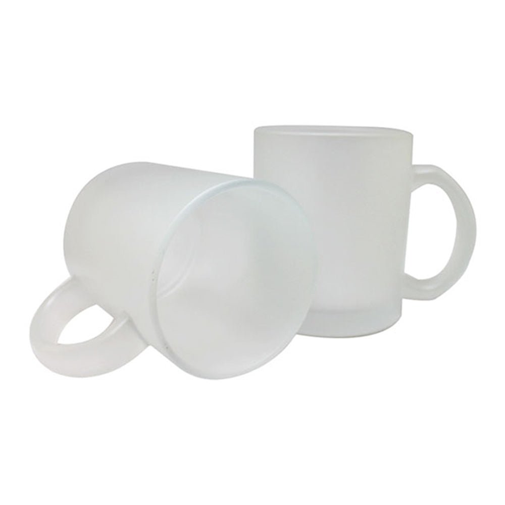 Cana sticla sablata sublimabila + cutie individuala AG0221 - Green Print