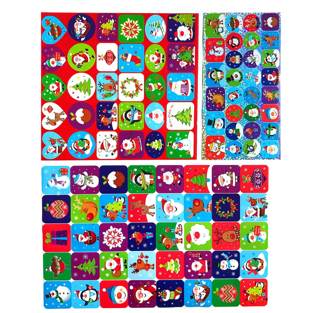 Stickere Craciun - set 100 buc