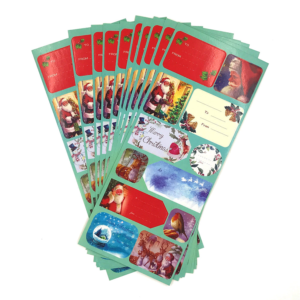 Stickere Craciun2 - set 120 buc