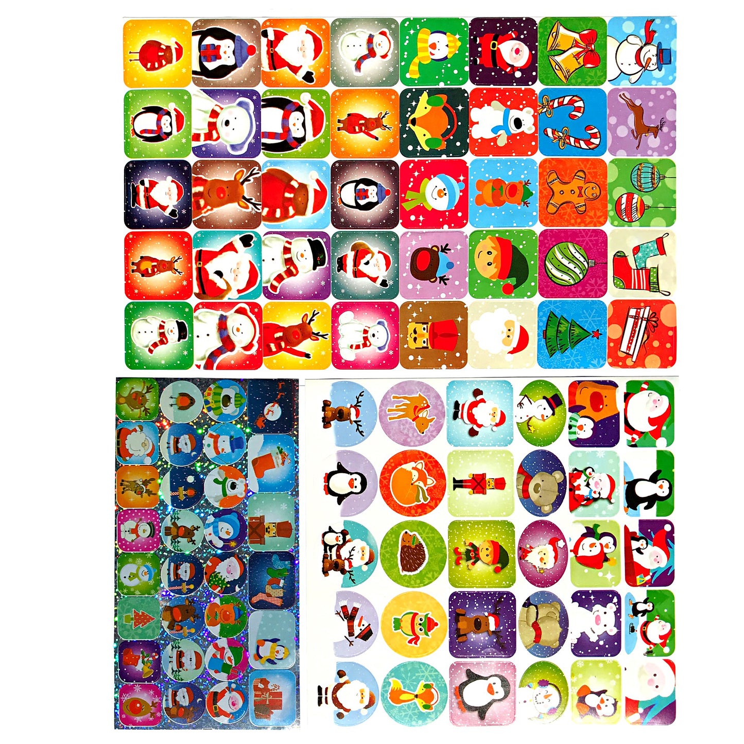Pachet stickere Craciun3 - set 100 buc
