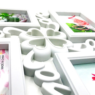 Rama foto colaj TRIFOI 4 poze PF407 - Green Print