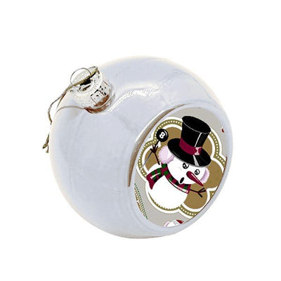 Glob sublimabil argintiu pentru brad Ø 6cm GLS622 - Green Print