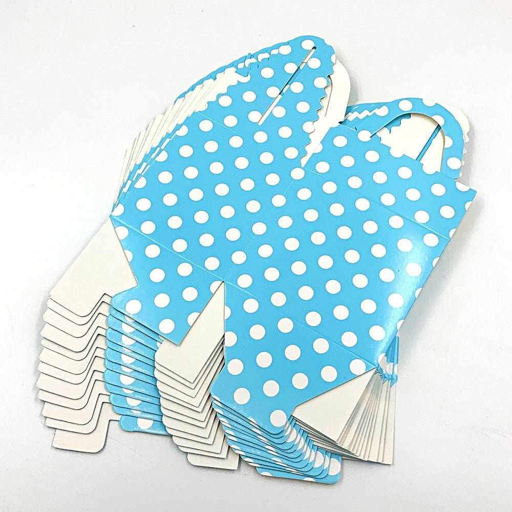 Cutie cani albastru deschis cu buline B800-15 - Green Print