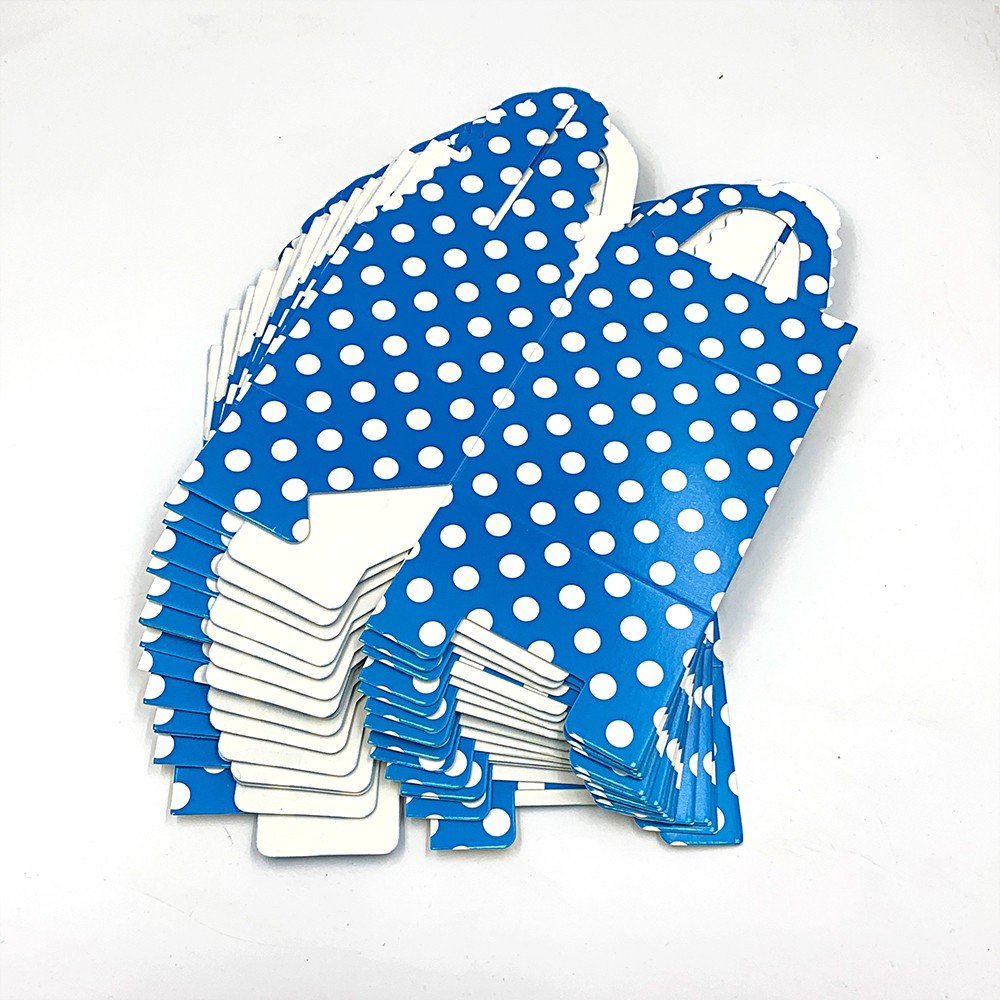 Cutie cani albastru inchis cu buline B800-16 - Green Print