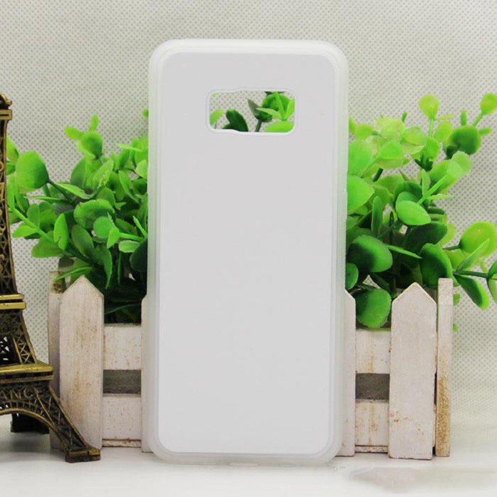 Huse de telefon silicon pentru presa plana SM11 - Green Print