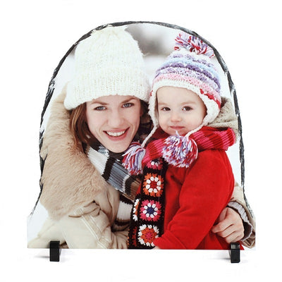 Placa ardezie semirotunda