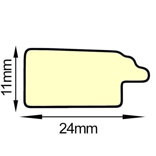 Rama foto Madrid auriu A5 FMA5-22 - Green Print