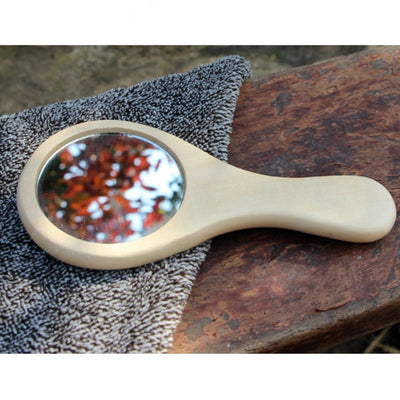 Oglinda lemn mica 13,5 cm WD70 - Green Print