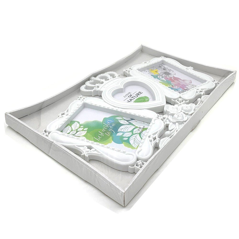 Rama foto colaj KING 3 poze XF35 - Green Print