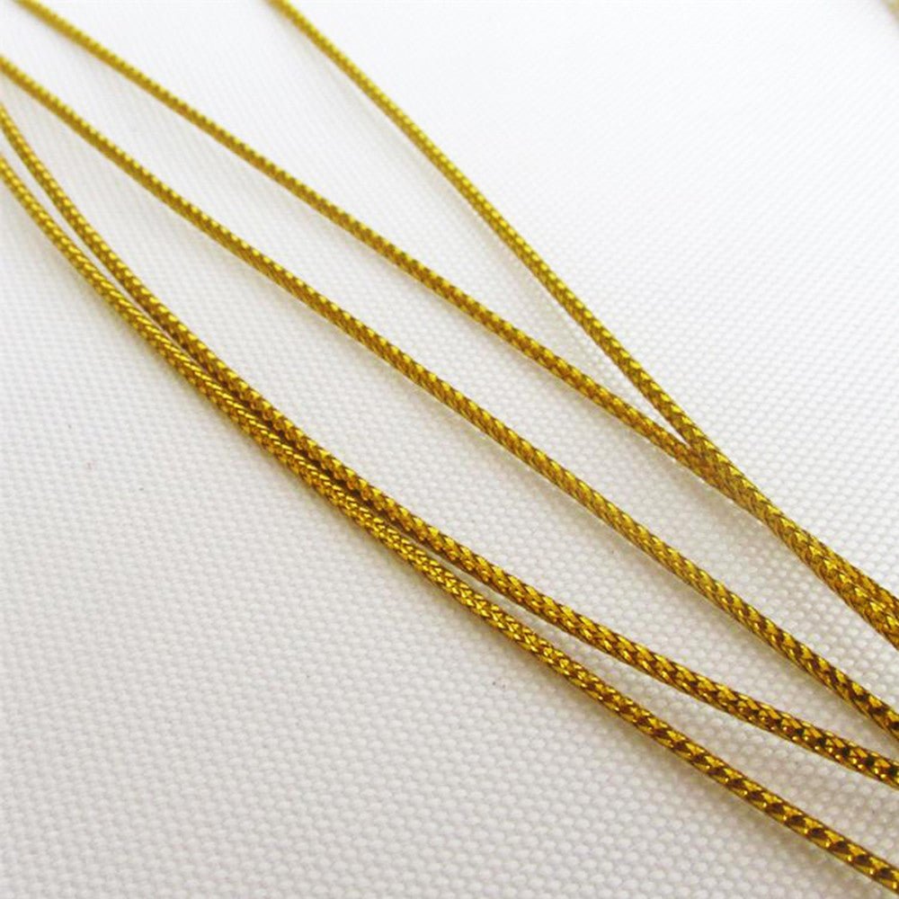 Set 100 snur auriu metalic ROP21 - Green Print