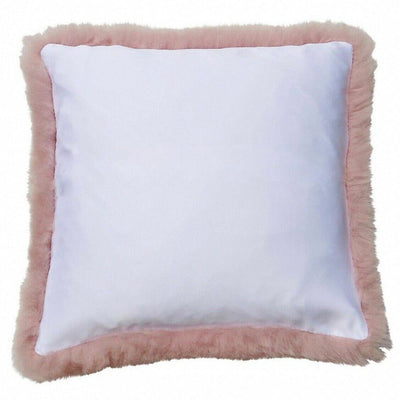 Husa perna blana roz sublimabila 40x40 THG13 - Green Print