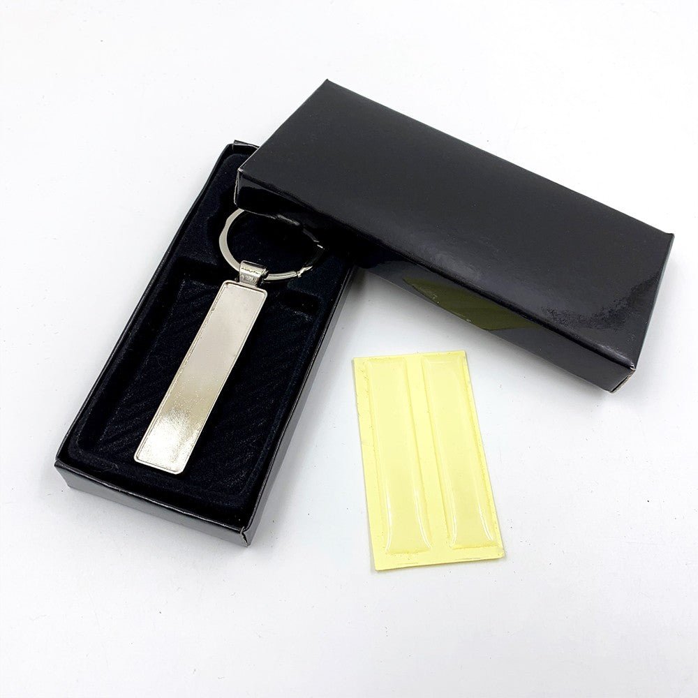 Breloc metalic insertie foto AUTO negru AUTO19 - Green Print