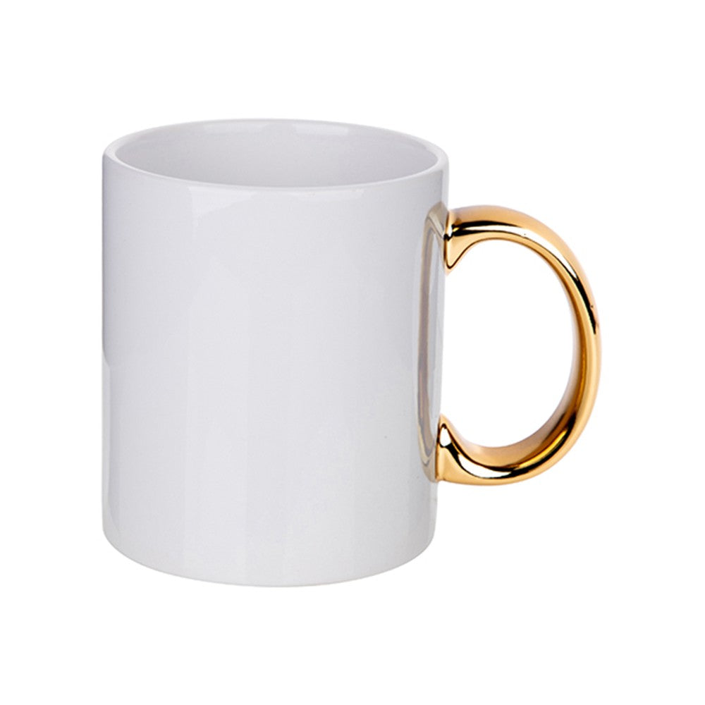 Cana sublimare maner auriu + cutie individuala CI21 - Green Print