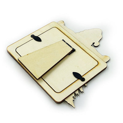 Rama foto lemn Craciun WD80 - Green Print