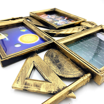 Rama foto colaj MATE 3 poze HS196 - Green Print