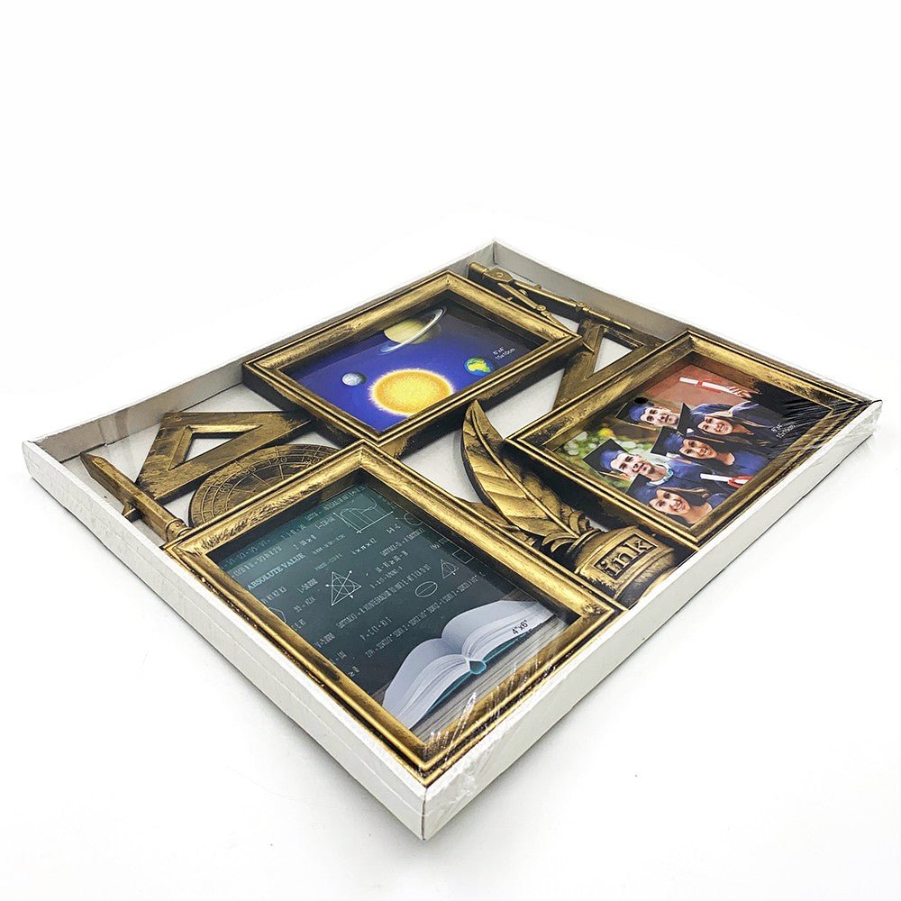 Rama foto colaj MATE 3 poze HS196 - Green Print