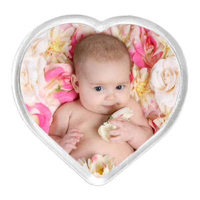 Magnet plastic insertie foto inima