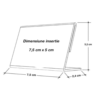Display de plastic pentru pret