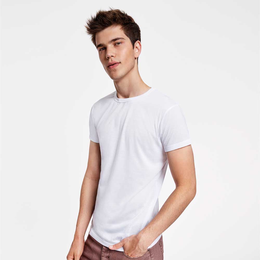Tricou sublimabil alb Roly SUBLIMA Cotton Touch