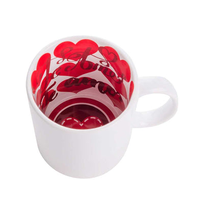 Cana sublimare interior LOVE + cutie individuala A0183 - Green Print