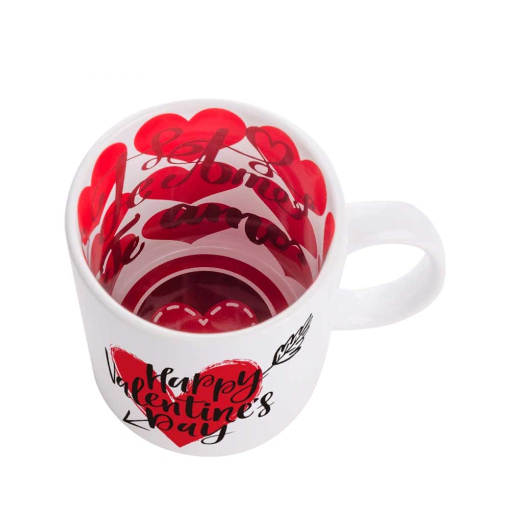 Cana sublimare interior LOVE + cutie individuala A0183 - Green Print