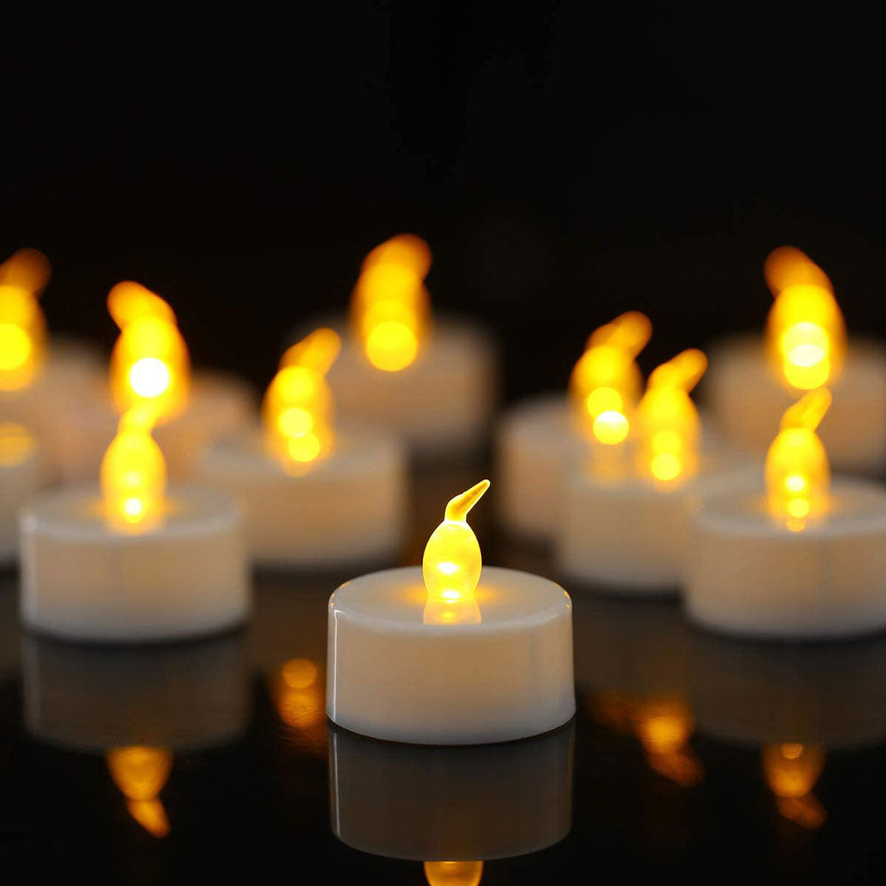 Set 24 lumanarele LED flameless