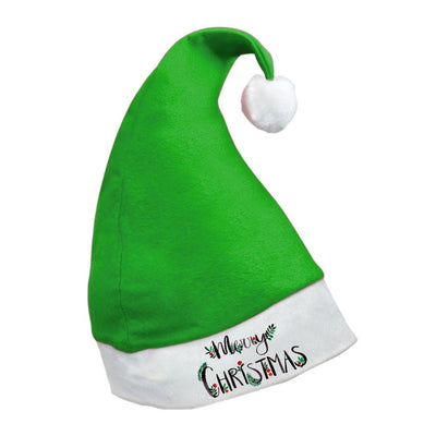 Caciula Mos Craciun sublimabila verde XM1300S1226 - Green Print