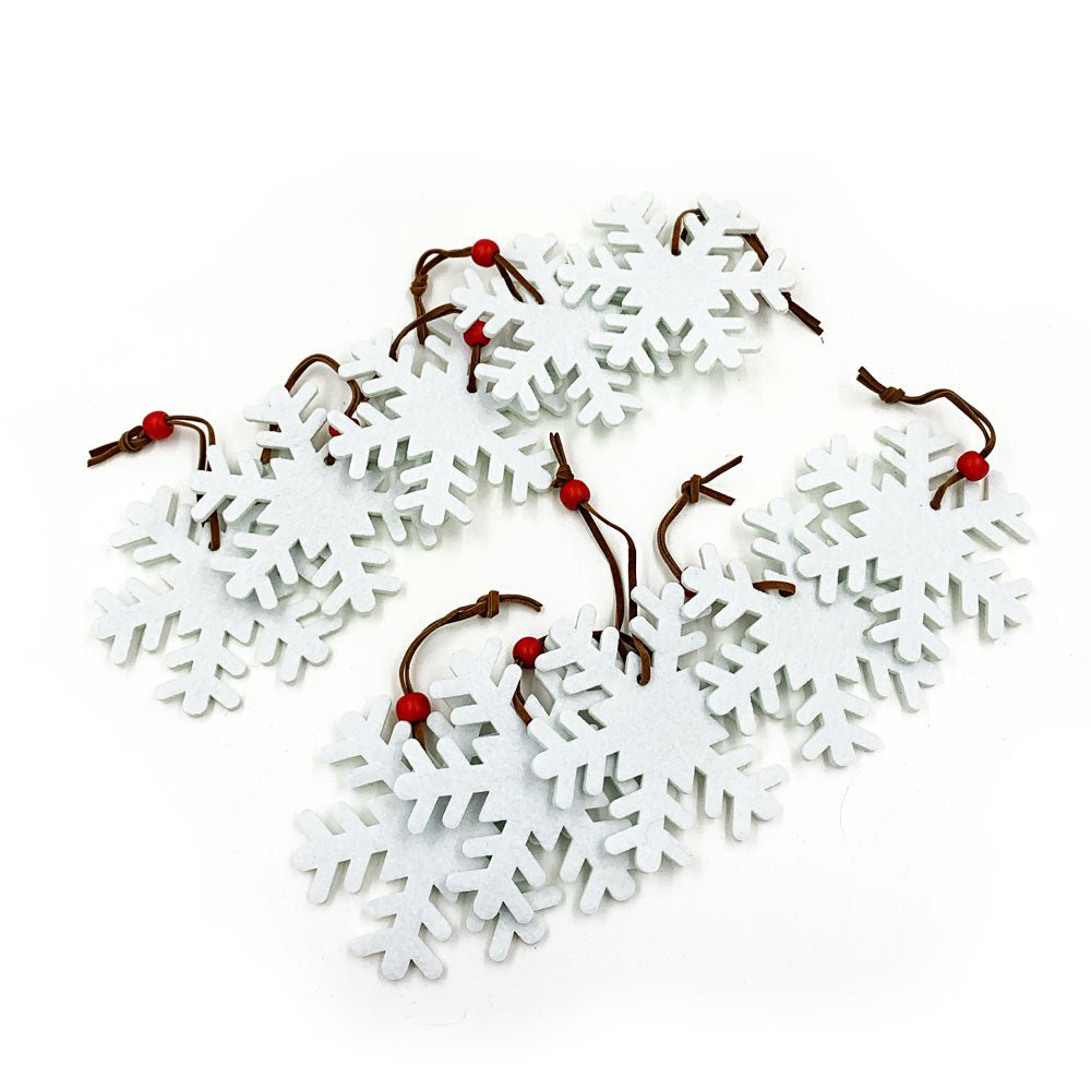 Ornament de brad textil sublimabil - set 10buc XM1302S1514 - Green Print