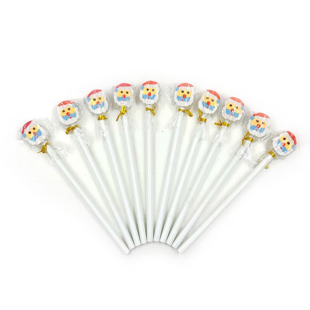 Creion cu guma model Mos Craciun - set 10buc XM1303S1515 - Green Print