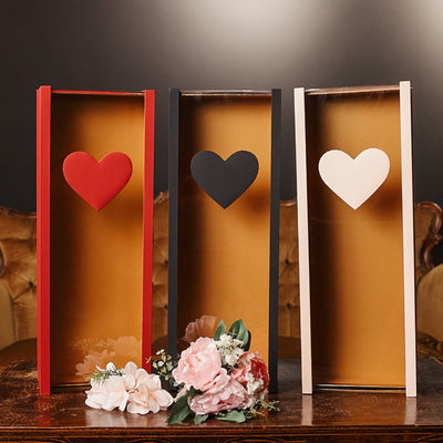 Cutie pentru vin dreptunghiulara inima