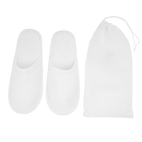 Papuci hotelieri albi ZS8151S101 - Green Print