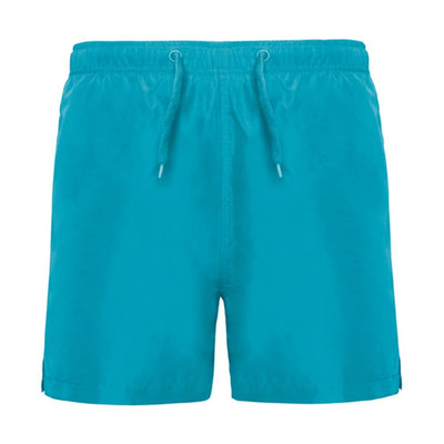 Pantaloni scurti de plaja turcoaz Roly AQUA BN67160112 - Green Print