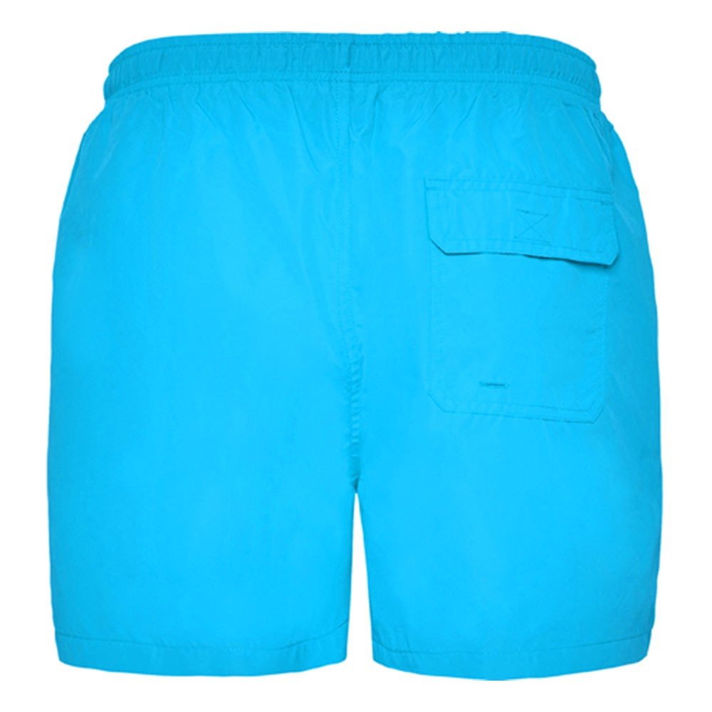 Pantaloni scurti de plaja turcoaz Roly AQUA BN67160112 - Green Print