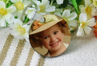 Breloc MDF sublimabil rotund - set 20 buc MDF-55 - Green Print