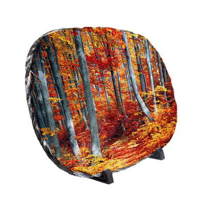 Placa ardezie ovala 27x36 PA-2736 - Green Print