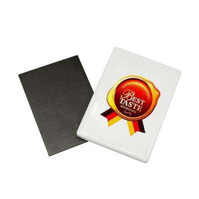 Magnet frigider ceramica sublimabil - dreptunghi CFM01 - Green Print