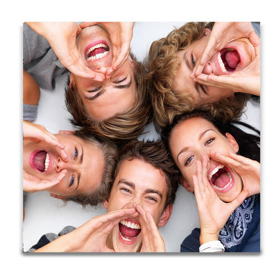 Mini placa ardezie 10x10 PA1010 - Green Print