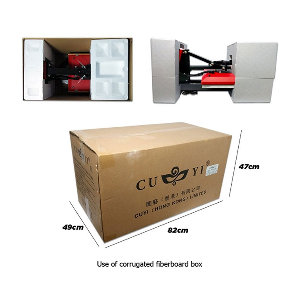 Thermal press with drawer CuYi 38x38