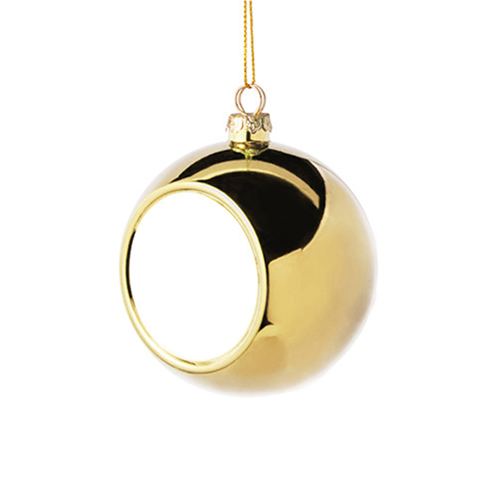 Glob sublimabil auriu pentru brad Ø 6cm